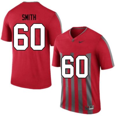 NCAA Ohio State Buckeyes Men's #60 Ryan Smith Retro Nike Football College Jersey IWB2645HQ